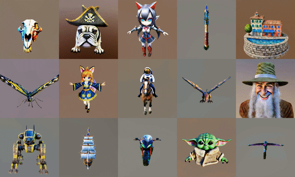 mvdream sample results